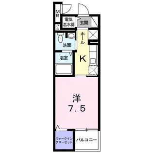 セシリア【4階】の間取り
