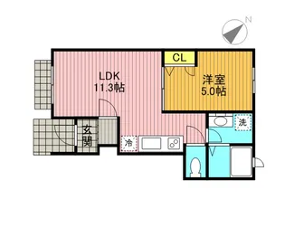 東京都杉並区荻窪5丁目【アパート】の間取り
