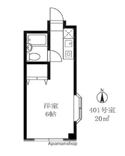 メゾンコスギ【4階】の間取り