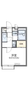 レオパレスBRISE関町東【3階】の間取り