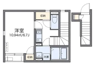 レオネクスト向台【2階】の間取り