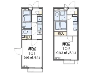 レオネクストグリーン下石神井【1階】の間取り
