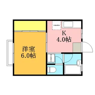 ナリタプラザ【2階】の間取り
