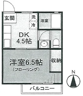 ロイヤルハイツ2【102号室号室】の間取り