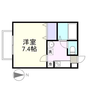 モンターニュブランシュ【103号室号室】の間取り