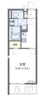 レオネクストルミニア【2階】の間取り