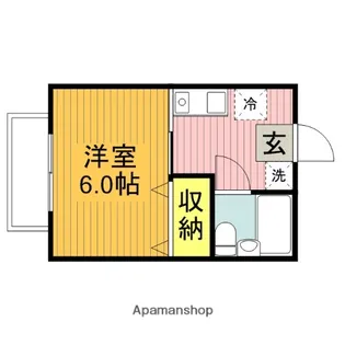 南風荘【1階】の間取り