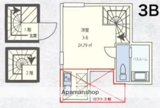 OPUS ONE西荻【3階】の間取り
