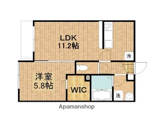 ラフィーネ小金井【3階】の間取り
