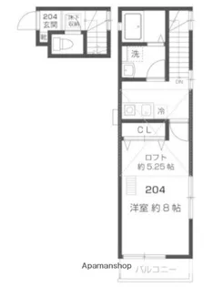 ヴィラソレイユ【2階】の間取り