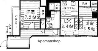 セントアトラス【1階】の間取り