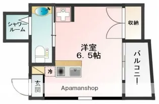 1Rの間取り画像