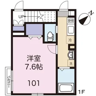 エスパーダ阿佐ヶ谷【1階】の間取り