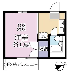 グランデュール池尻【1階】の間取り