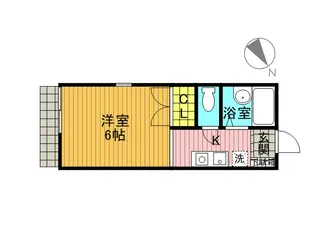 ジュネス吉祥寺【2階】の間取り