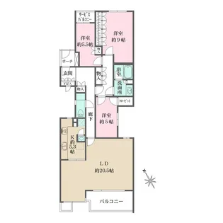 Uガーデン杉並【2階】の間取り