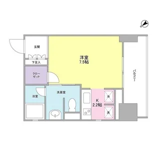 ウィスタリアマンション西新宿【10階】の間取り
