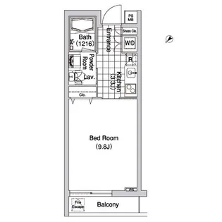 コンフォリア早稲田【4階】の間取り