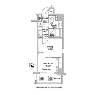 コンフォリア駒澤【6階】の間取り
