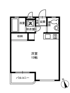 メゾンアンドー【1階】の間取り
