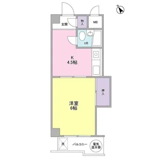 TMグリーン東邦【2階】の間取り
