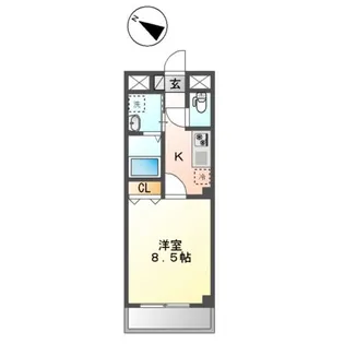 NEUE ーノイエー【1階】の間取り