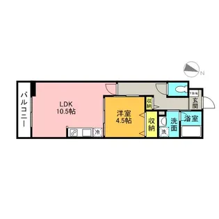 ウィステリア世田谷【202号室号室】の間取り