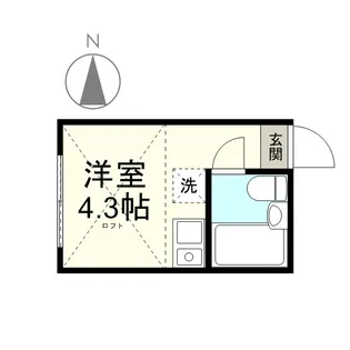 BELLBEE祖師谷【1階】の間取り