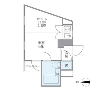 ビーワン【2階】の間取り
