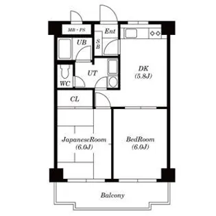 三鷹コート【3階】の間取り