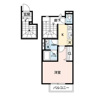 アムール下石神井【2階】の間取り