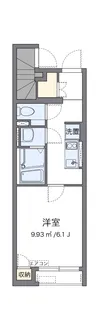 クレイノメゾン芙蓉【1階】の間取り