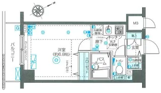 フェニックス国分寺弐番館【3階】の間取り