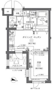 ZOOM中野坂上【2階】の間取り