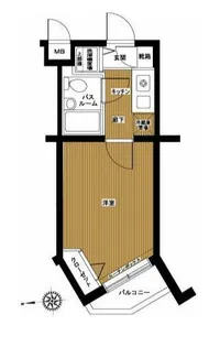 フェニックス芦花公園駅前壱番館【3階】の間取り