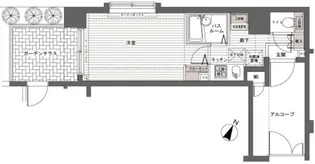 フェニックス新高円寺伍番館【1階】の間取り