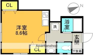 ウェストハイツ【2階】の間取り