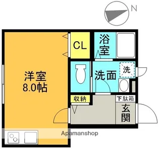 ウェストハイツ【2階】の間取り