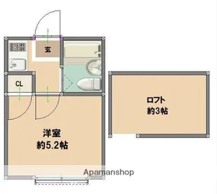 ライフピアハニー【2階】の間取り