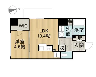 グロリアス西荻窪【8階】の間取り