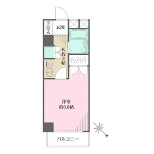 サンフローラ【2階】の間取り
