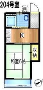 いわき荘【2階】の間取り