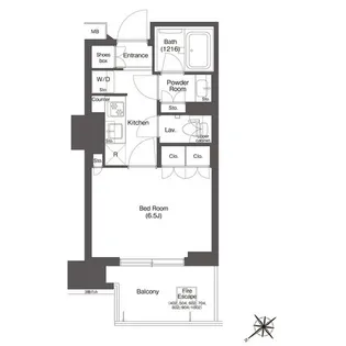 コンフォリア新中野【7階】の間取り