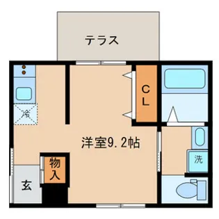 ブランミューザ【1階】の間取り