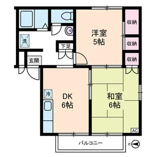 エステートロイヤル1号棟【1階】の間取り