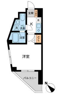 HF上石神井レジデンス【5階】の間取り