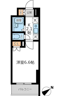 ラクラス杉並方南町【2階】の間取り
