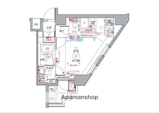 クレヴィスタ代田橋【4階】の間取り