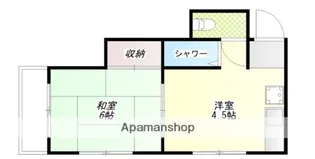 細川荘【2階】の間取り
