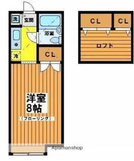 東京都杉並区下高井戸2丁目【アパート】の間取り